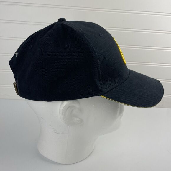 Breitling 1884 Hat Embroidered “B” Logo Navy Blue Cap Adjustable Leather Strap - Picture 6 of 8